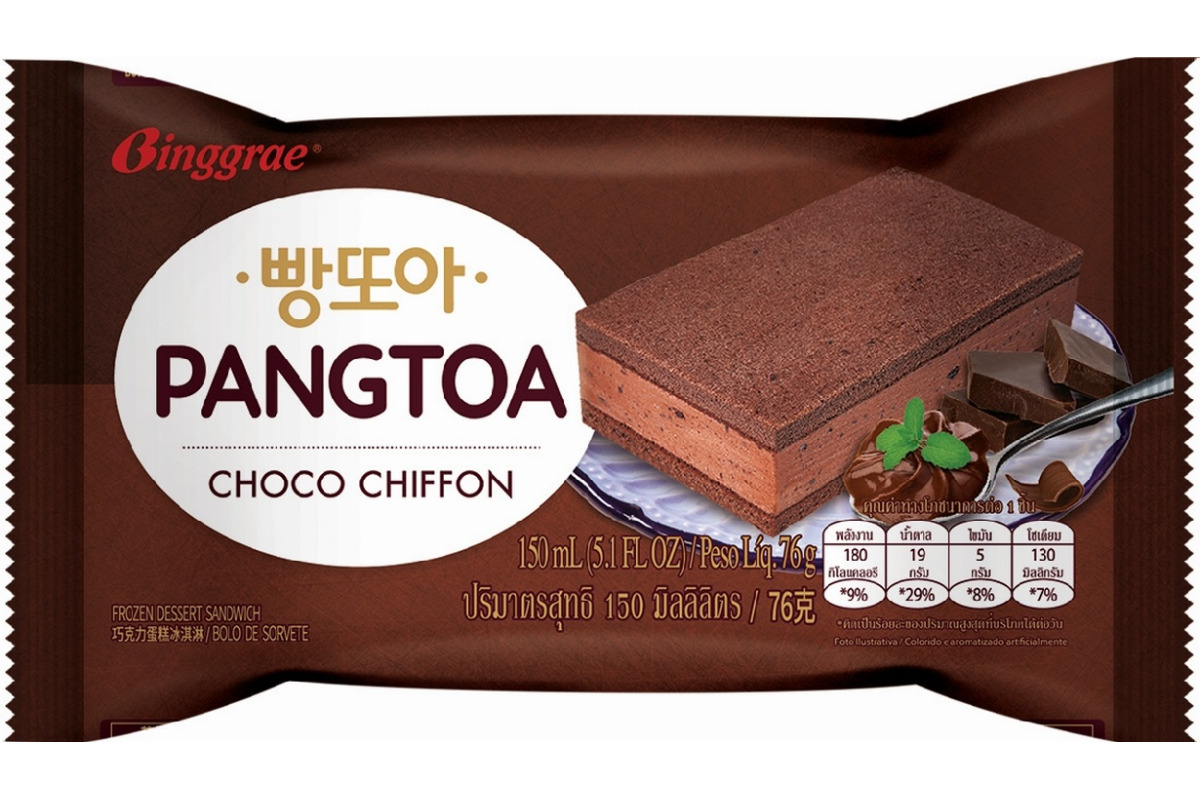 Мороженое-сэндвич «Pangtoa Choco» Двойной шоколад